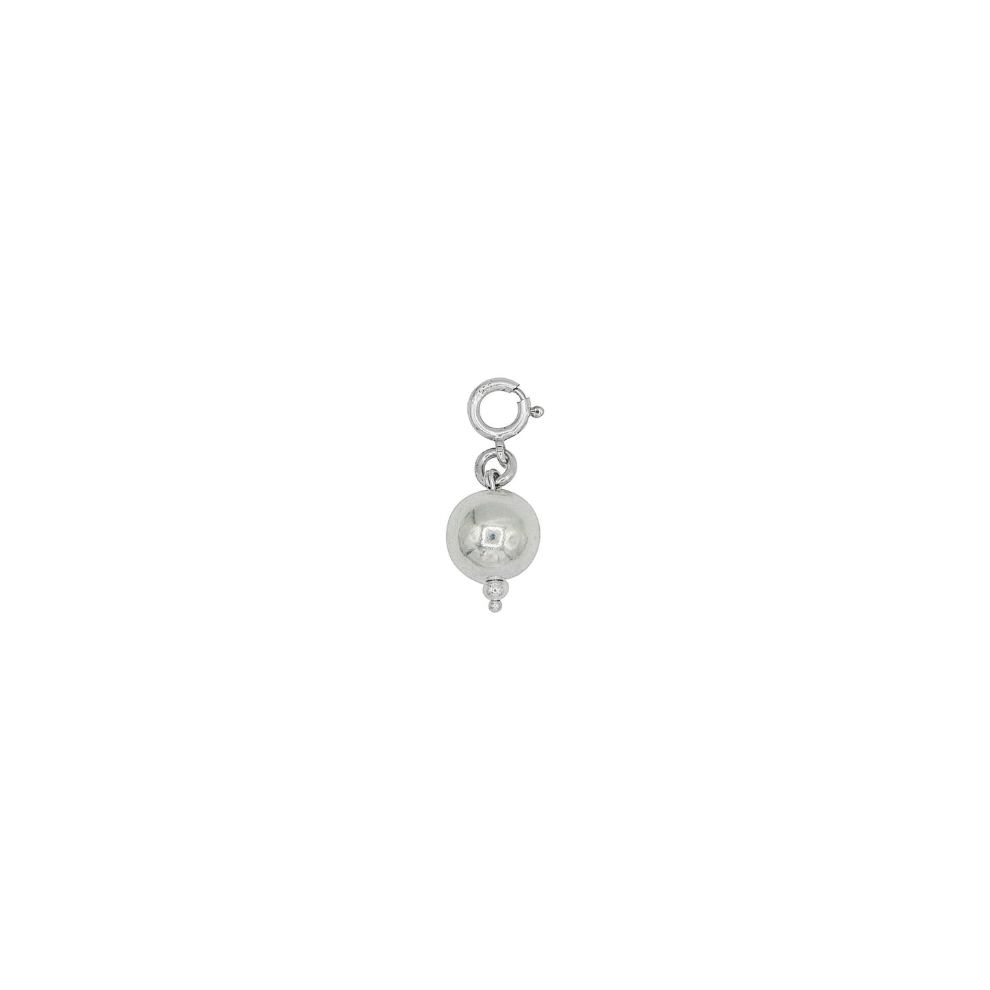 Silver Ball Charm