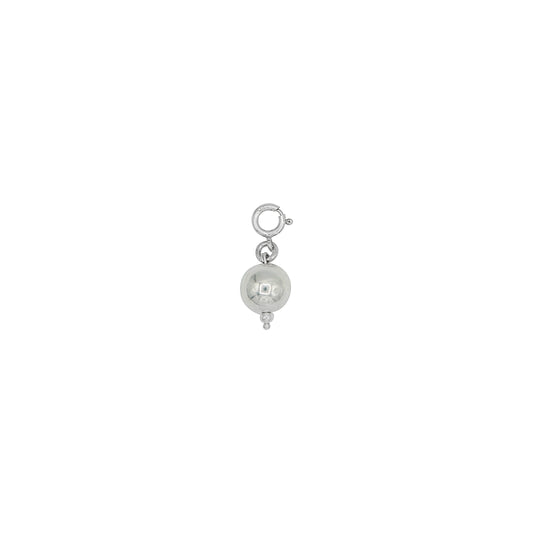 Silver Ball Charm