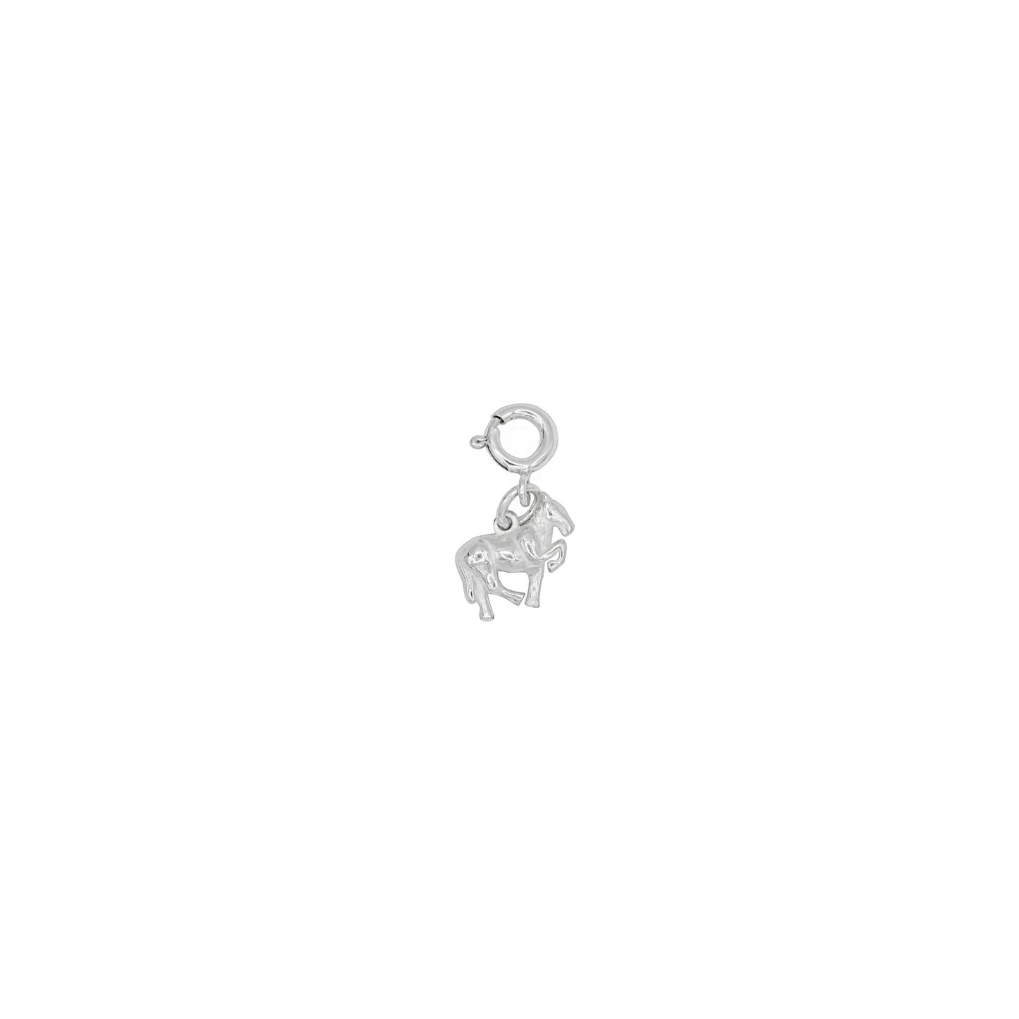 Silver Horse Charm