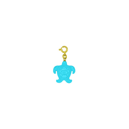 Turquoise Turtle Charm