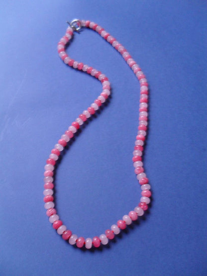 Pink agate Necklace