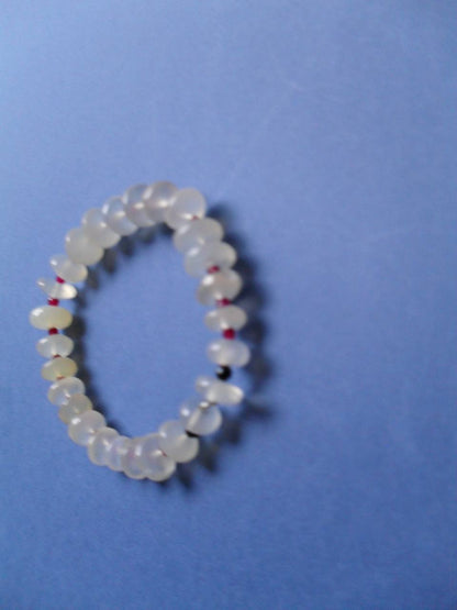 Spinel, opal bracelet