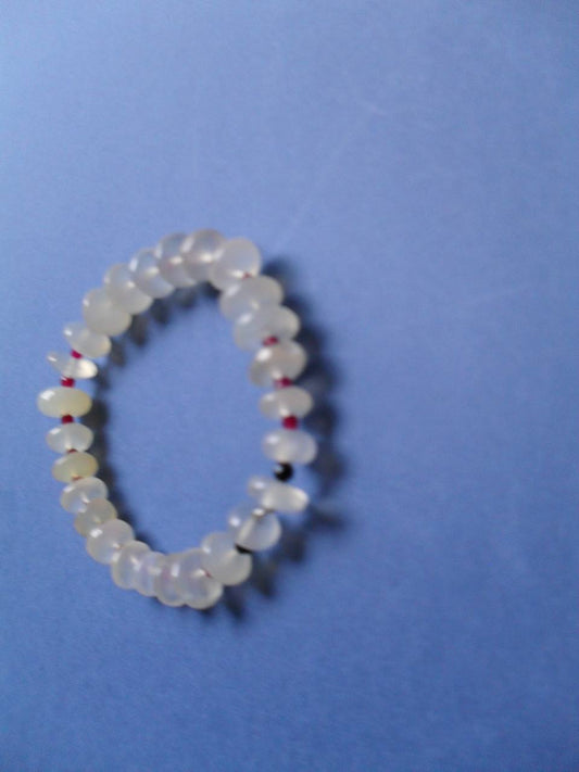 Spinel, opal bracelet
