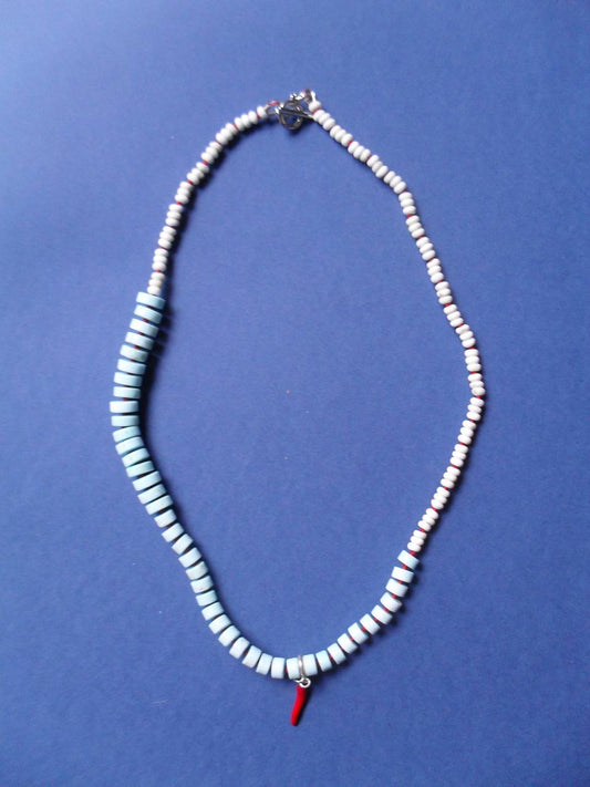 Necklace with red pepper