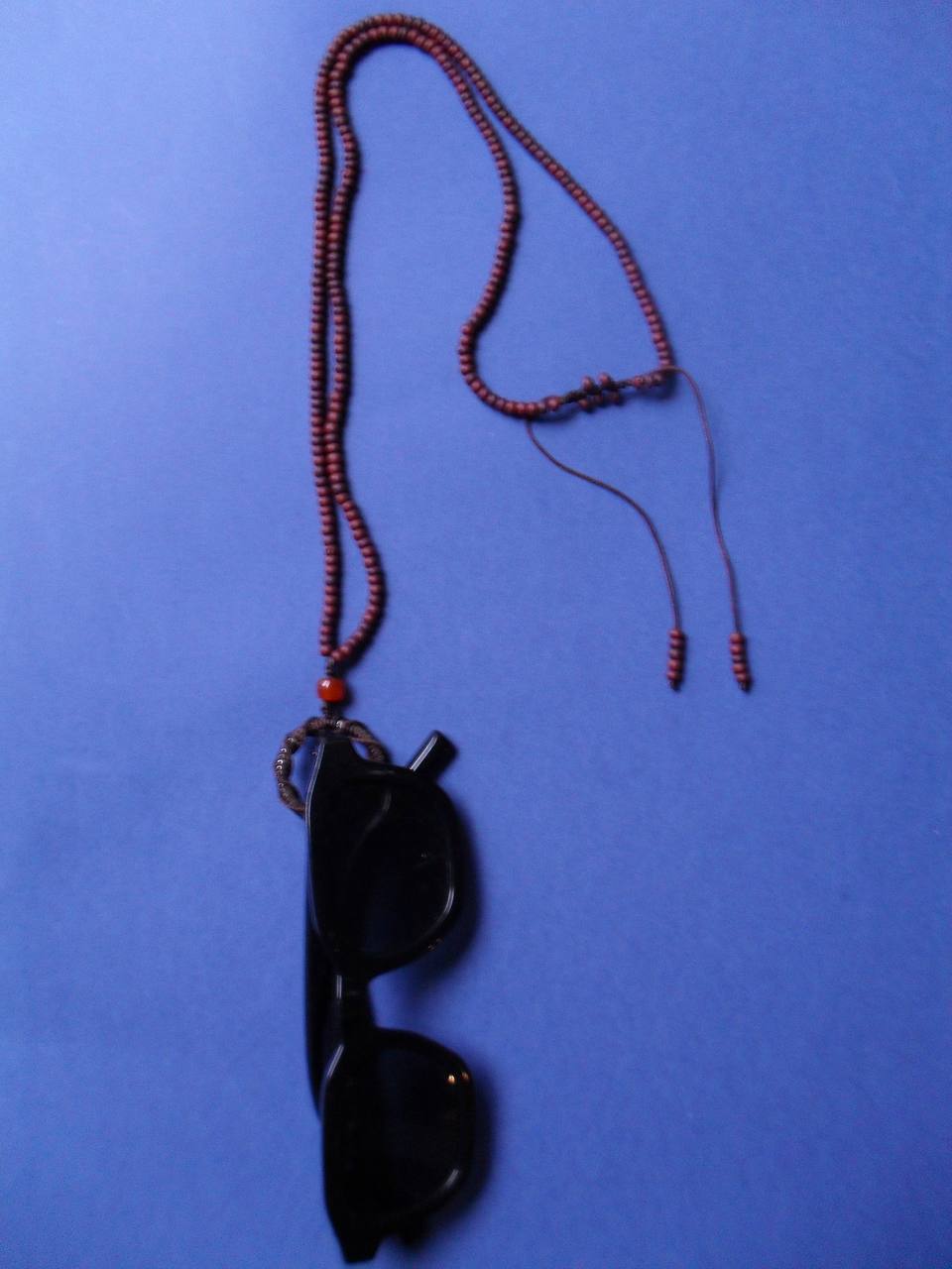 Brown  beads Brillenkette