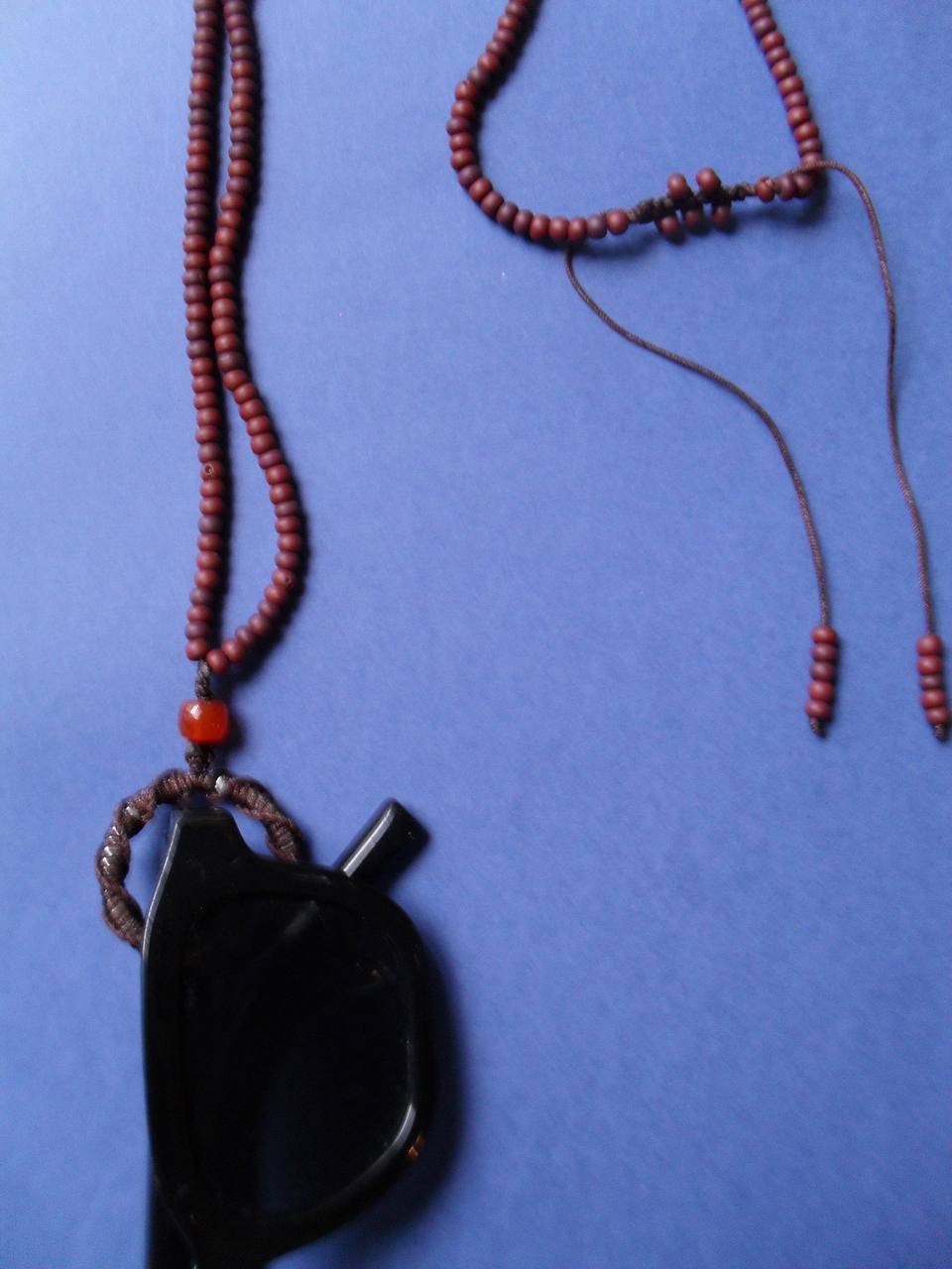 Brown  beads Brillenkette