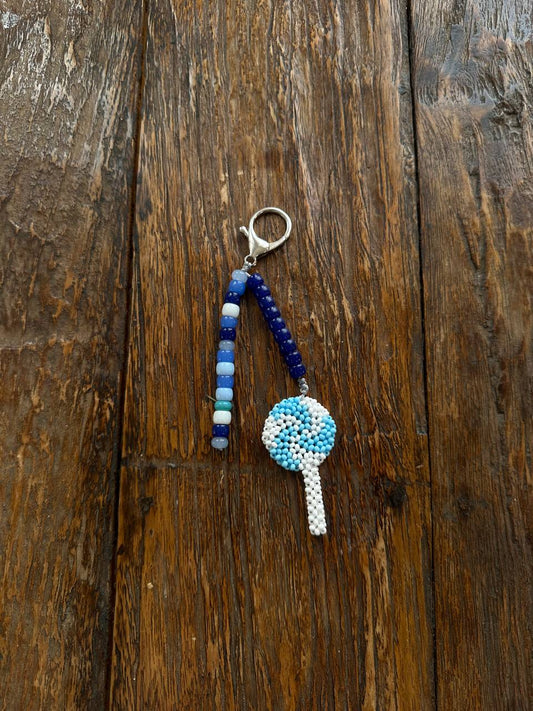 Beaded Lollipop key-ring