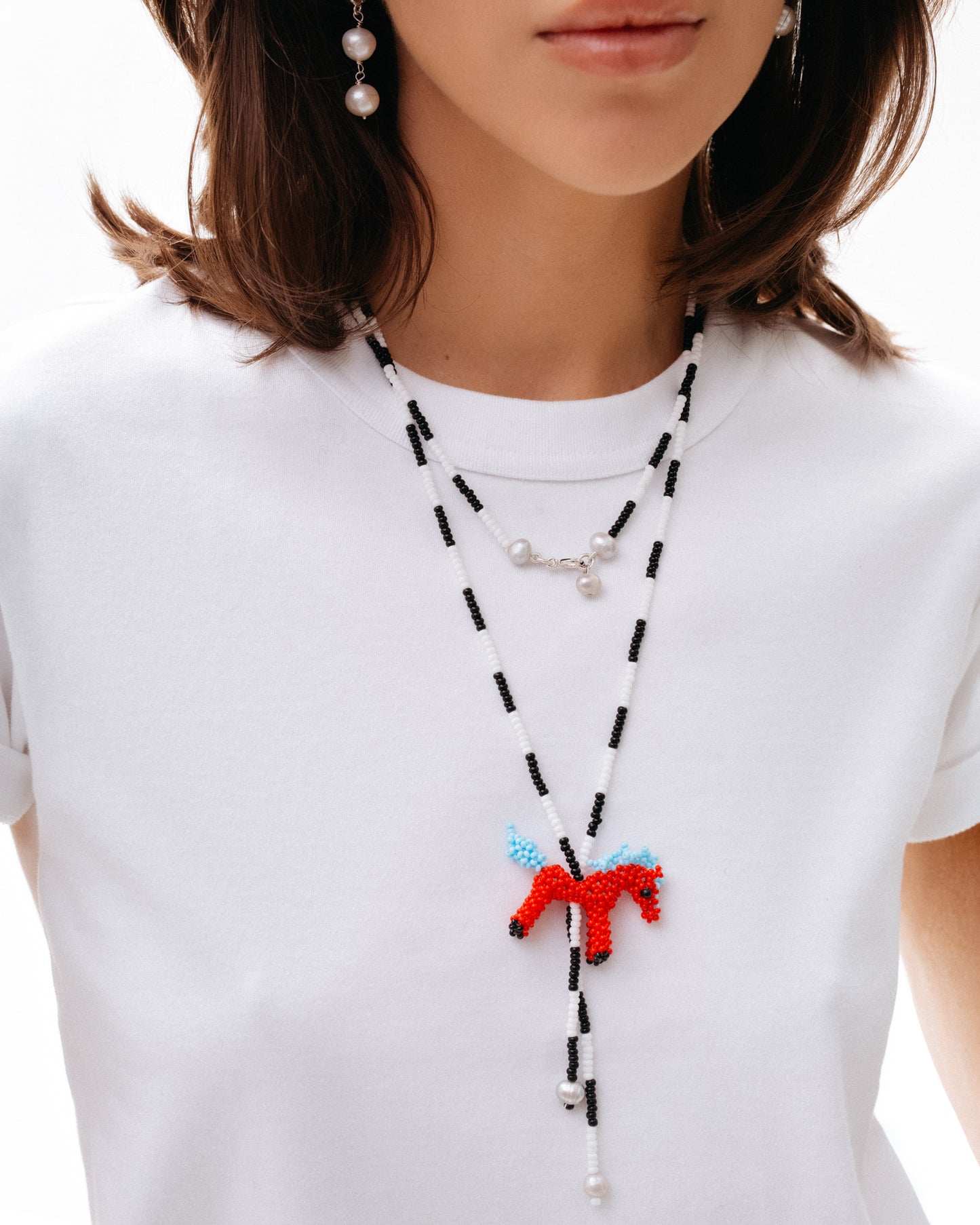 Beaded Horse Necklace 2026