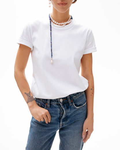 Lapis Lazuli and Pearl Necklace