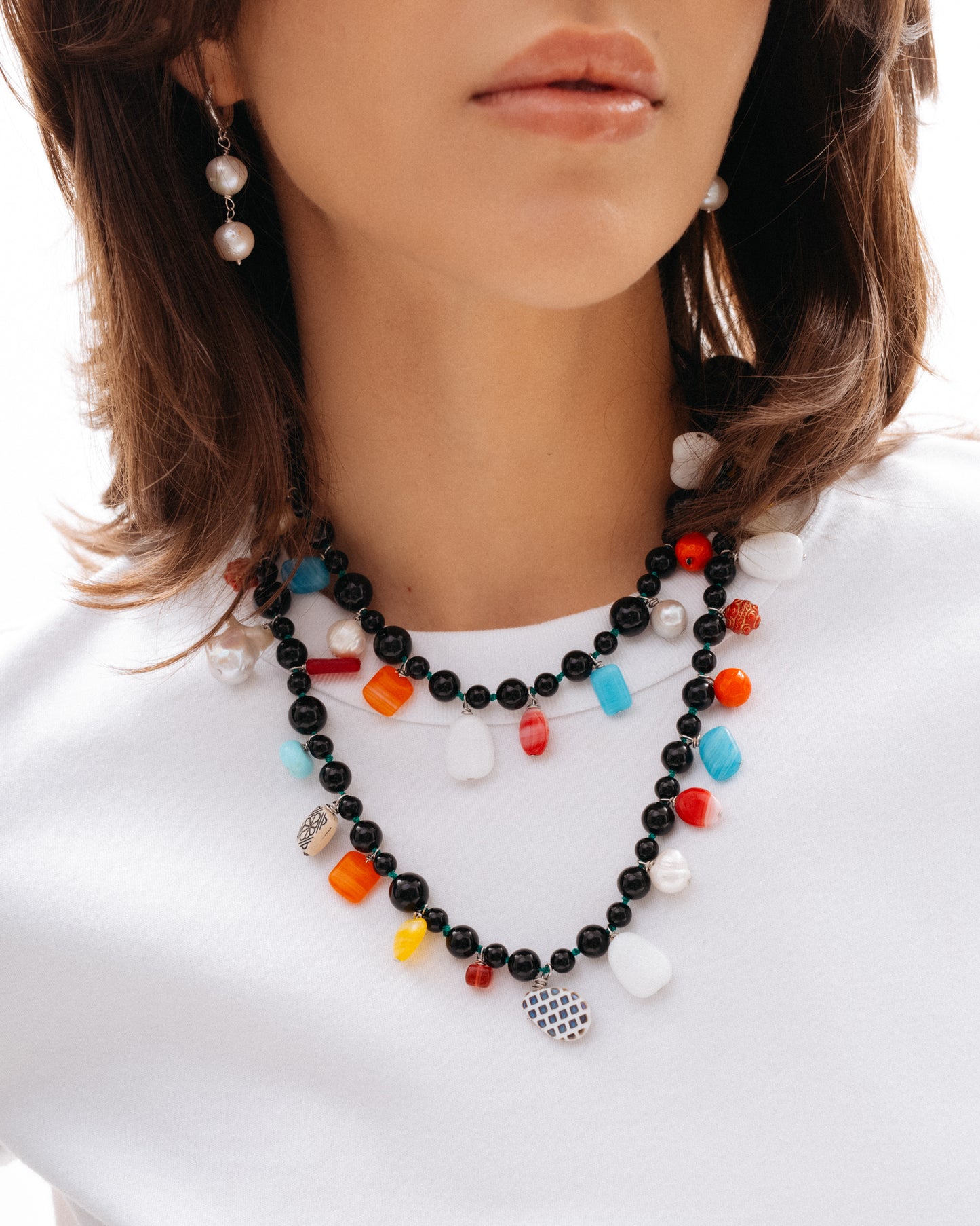 Black Onyx Funny Necklace