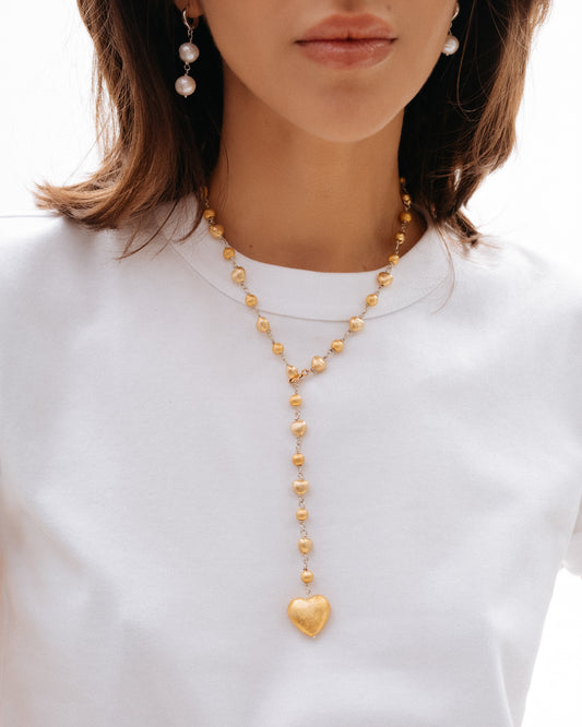 Gold-plated Heart Necklace