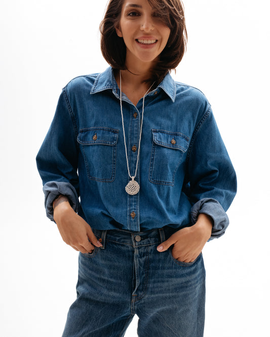 Silver Chain with Charm